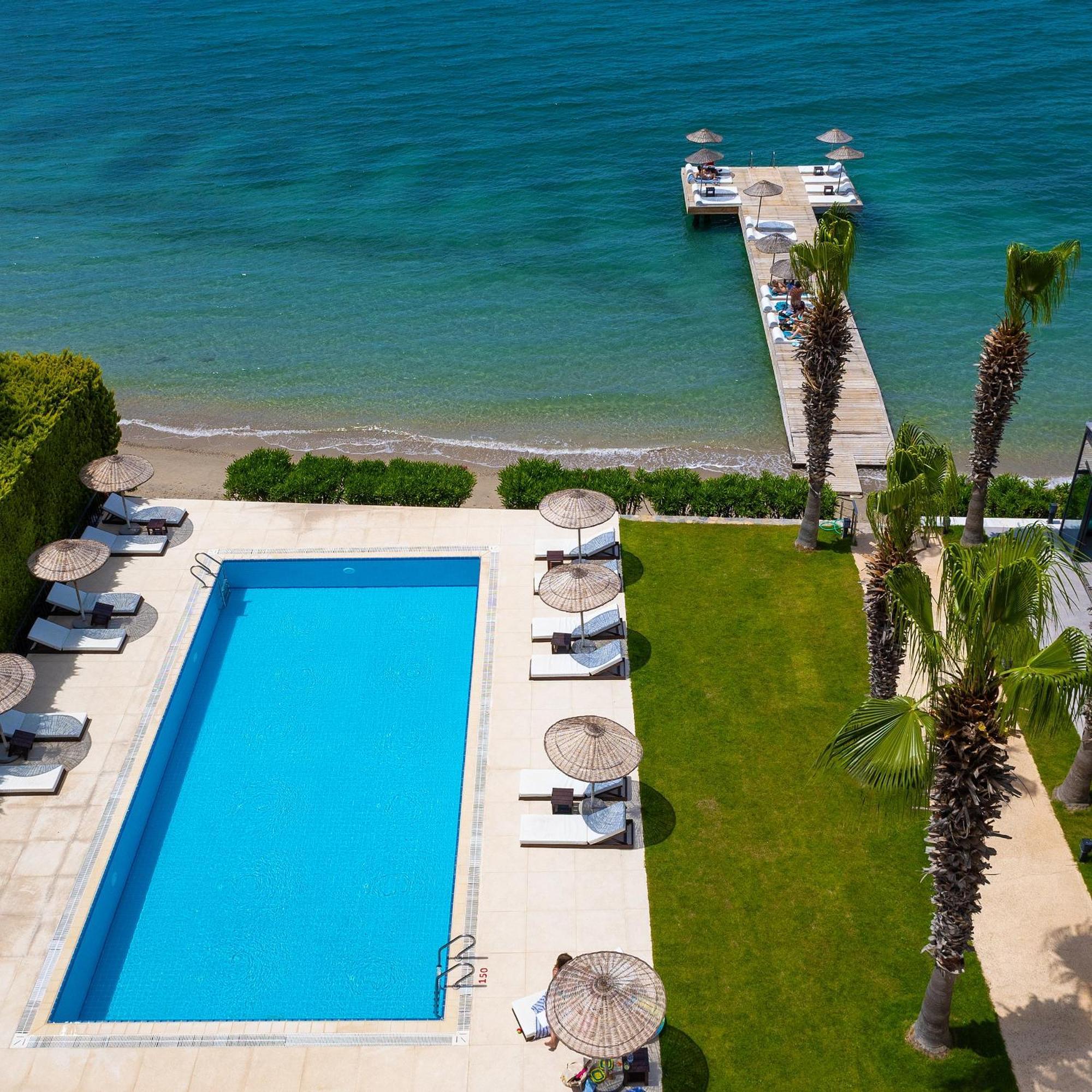 Med-Inn Hotel Güllük Dış mekan fotoğraf
